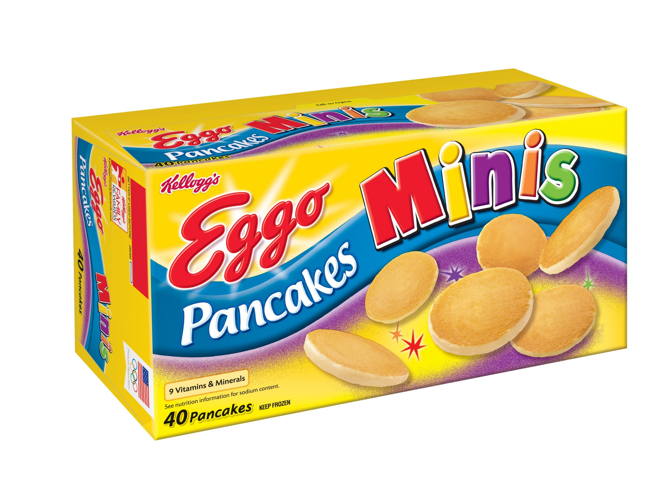 Eggo Mini Pancakes
 Kellogg s Eggo Minis Buttermilk pancakes