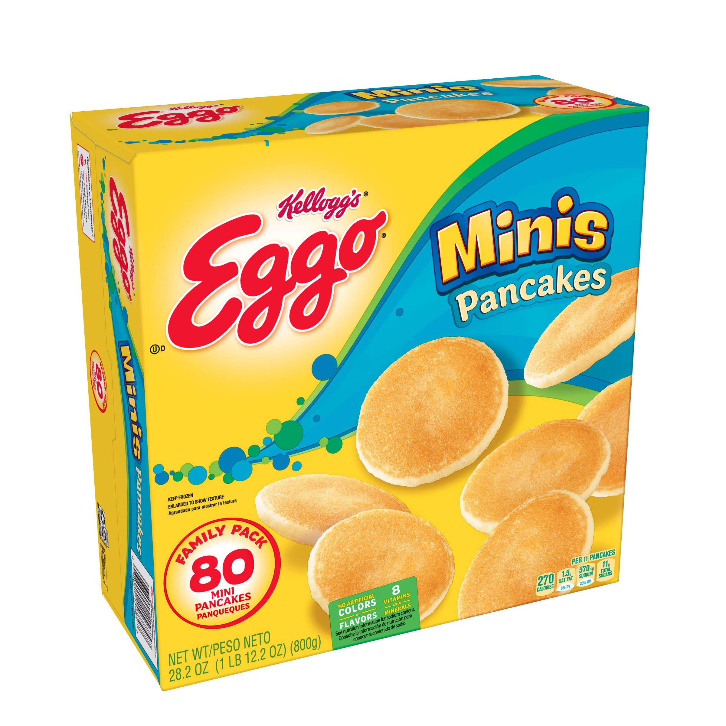 Eggo Mini Pancakes Fresh Kellogg S Eggo Frozen Mini Pancakes Easy Breakfast 28 2 Oz