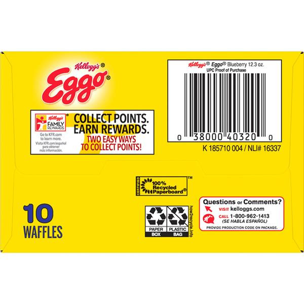 Eggo Waffles Calories
 34 Eggo Blueberry Waffles Nutrition Label Labels