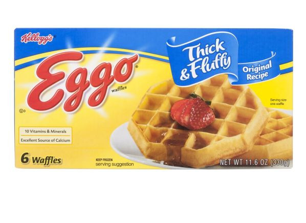 Eggo Waffles Calories
 Eggo Thick & Fluffy Original Recipe frozen waffle