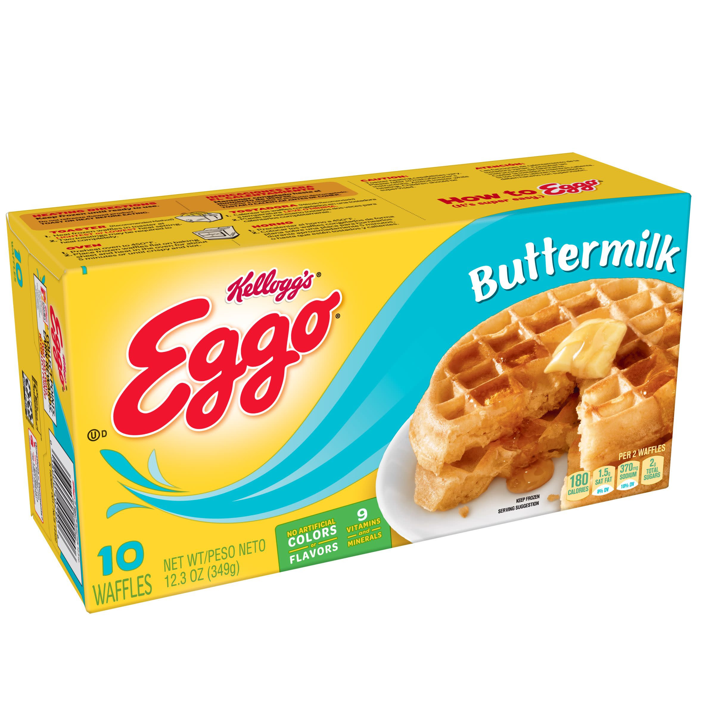 Eggo Waffles Prices New Kellogg’s Eggo Frozen buttermilk Waffles Easy Breakfast 12