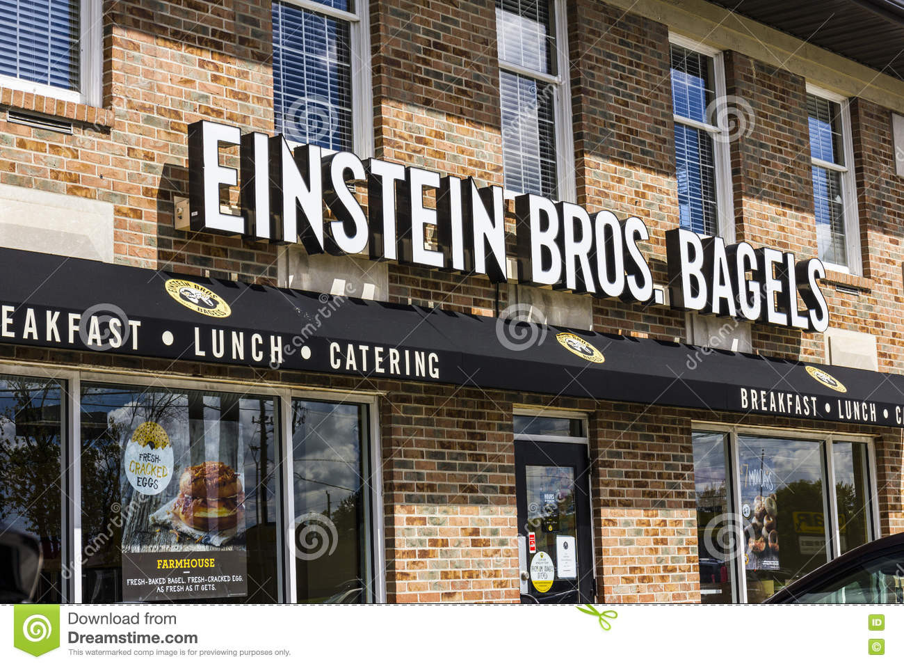 Einstein Bagels Indianapolis
 Indianapolis Circa September 2016 Einstein Bros Bagels