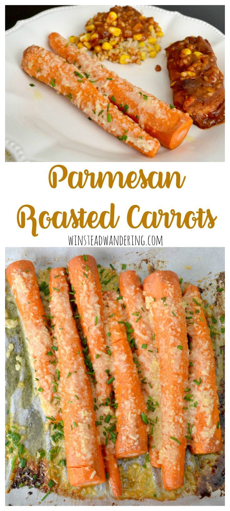 Fancy Side Dishes
 Parmesan Roasted Carrots
