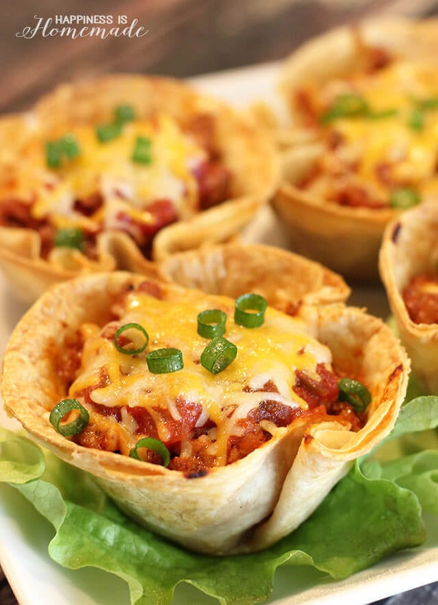 Fast And Easy Dinner Recipes
 Easy Dinner Recipes 30 Minute Taco Cups Happiness is