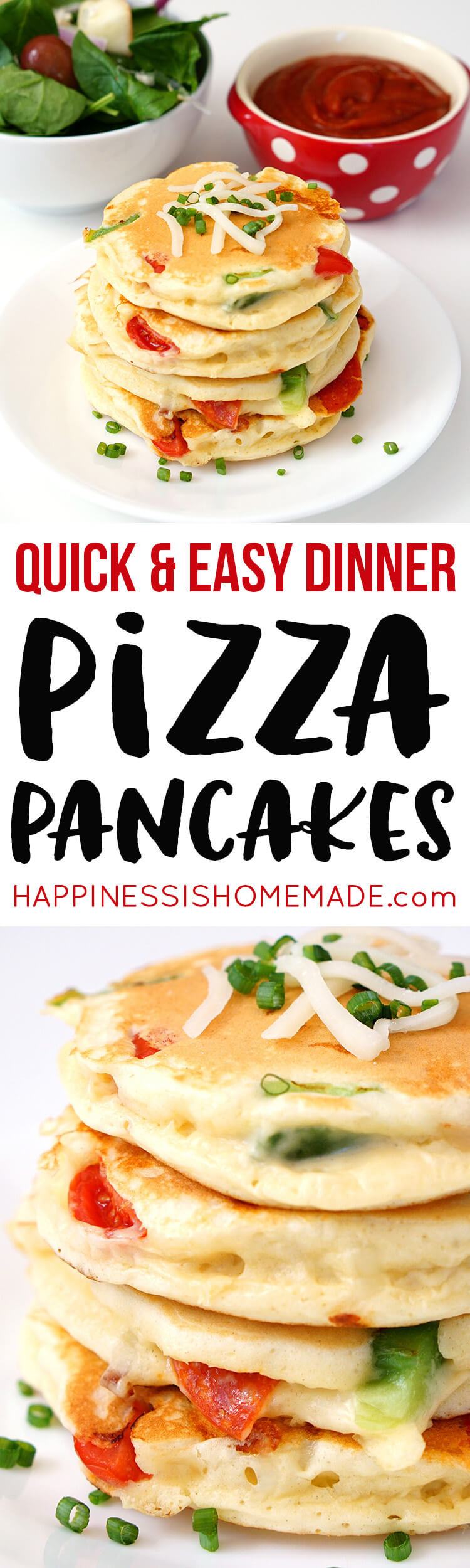 Fast And Easy Dinner Recipes
 Pizza Pancakes Quick & Easy Dinner Idea Happiness is
