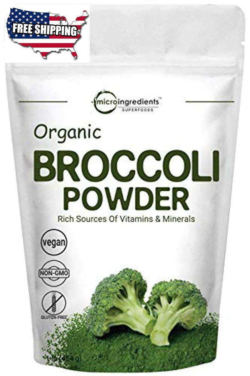 Fiber In Broccoli
 Broccoli Organic Powder 1 Pound 454g Rich In Fiber Amino