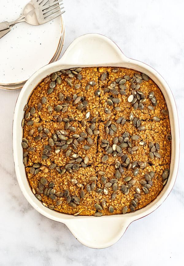 Fiber In Pumpkin Pie
 This pumpkin pie quinoa baked oatmeal recipe has