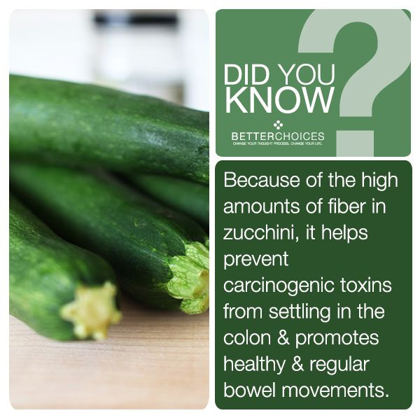 Fiber In Zucchini
 Did you know zucchini