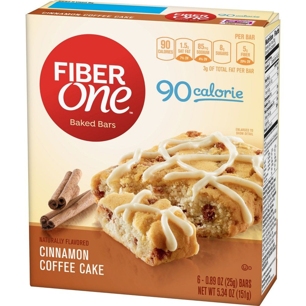 Fiber One Cinnamon Coffee Cake
 Fiber e 90 Calories Cinnamon Coffee Cake Bar 0 89oz