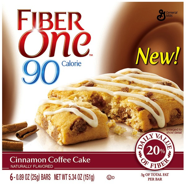 Fiber One Cinnamon Coffee Cake
 Fiber e Cinnamon Coffee Cake Baked Bars 0 89 oz from