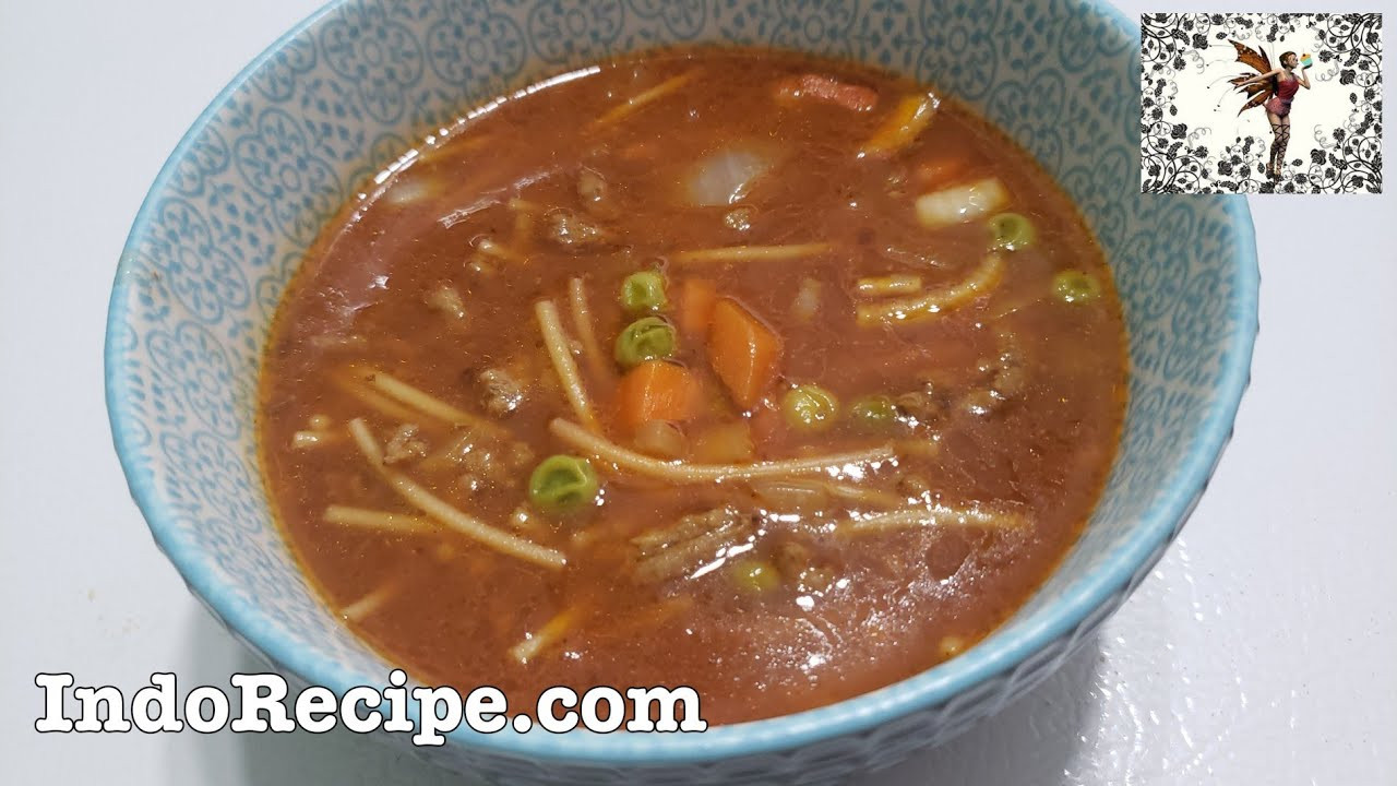 Fideo With Ground Beef
 Sopa de Fideo with Ground Beef Mexican Food