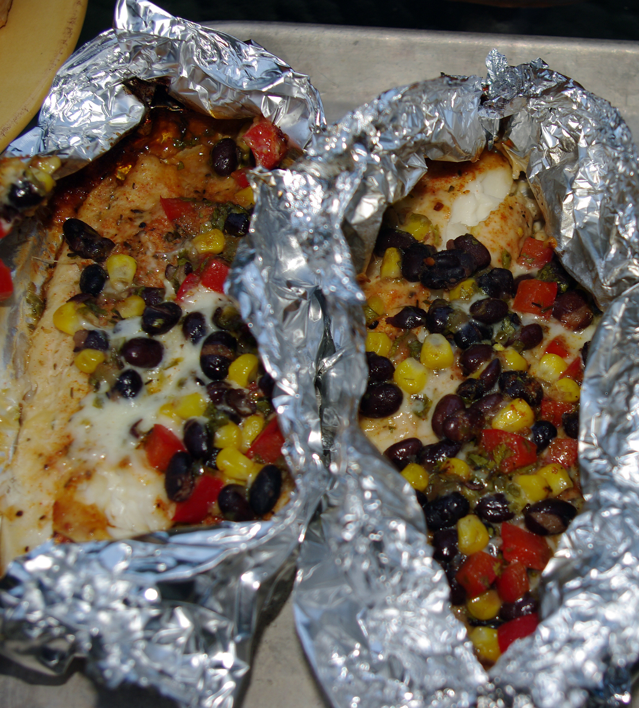 Fish In Foil Packets Recipes
 Grilled Tilapia in Foil Packs