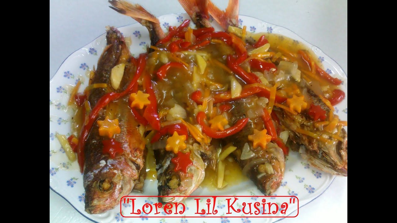 Fish Recipes Pinoy
 Sweet and Sour Dalagang Bukid Fish Recipe Filipino Style