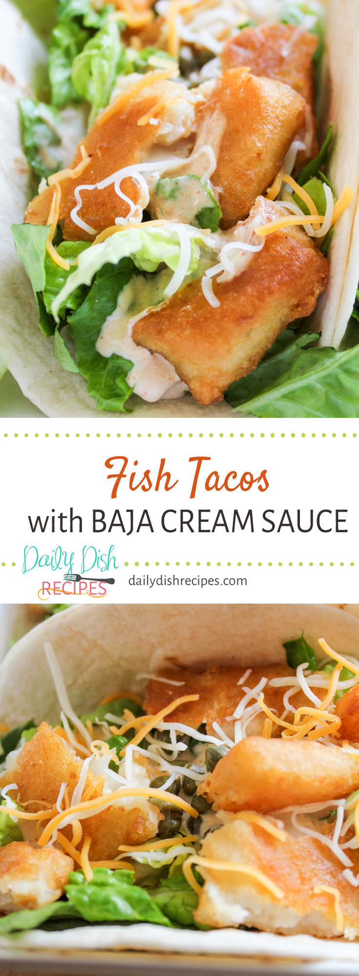 Fish Taco Sauce Recipes
 Fish Tacos with Baja Cream Sauce