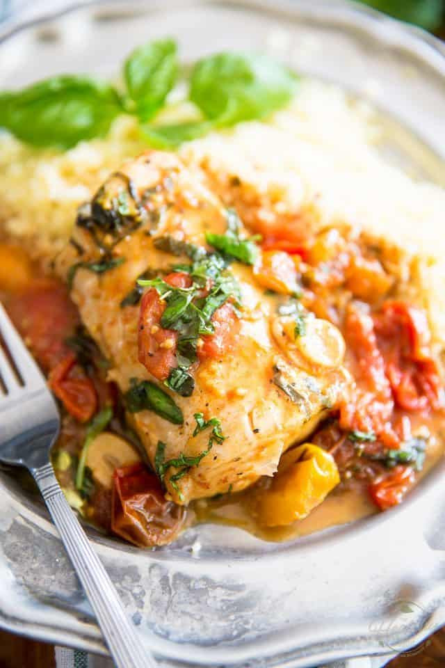 Fish The Dish Recipes
 Easy Poached Fish Recipe in Tomato Basil Sauce • The