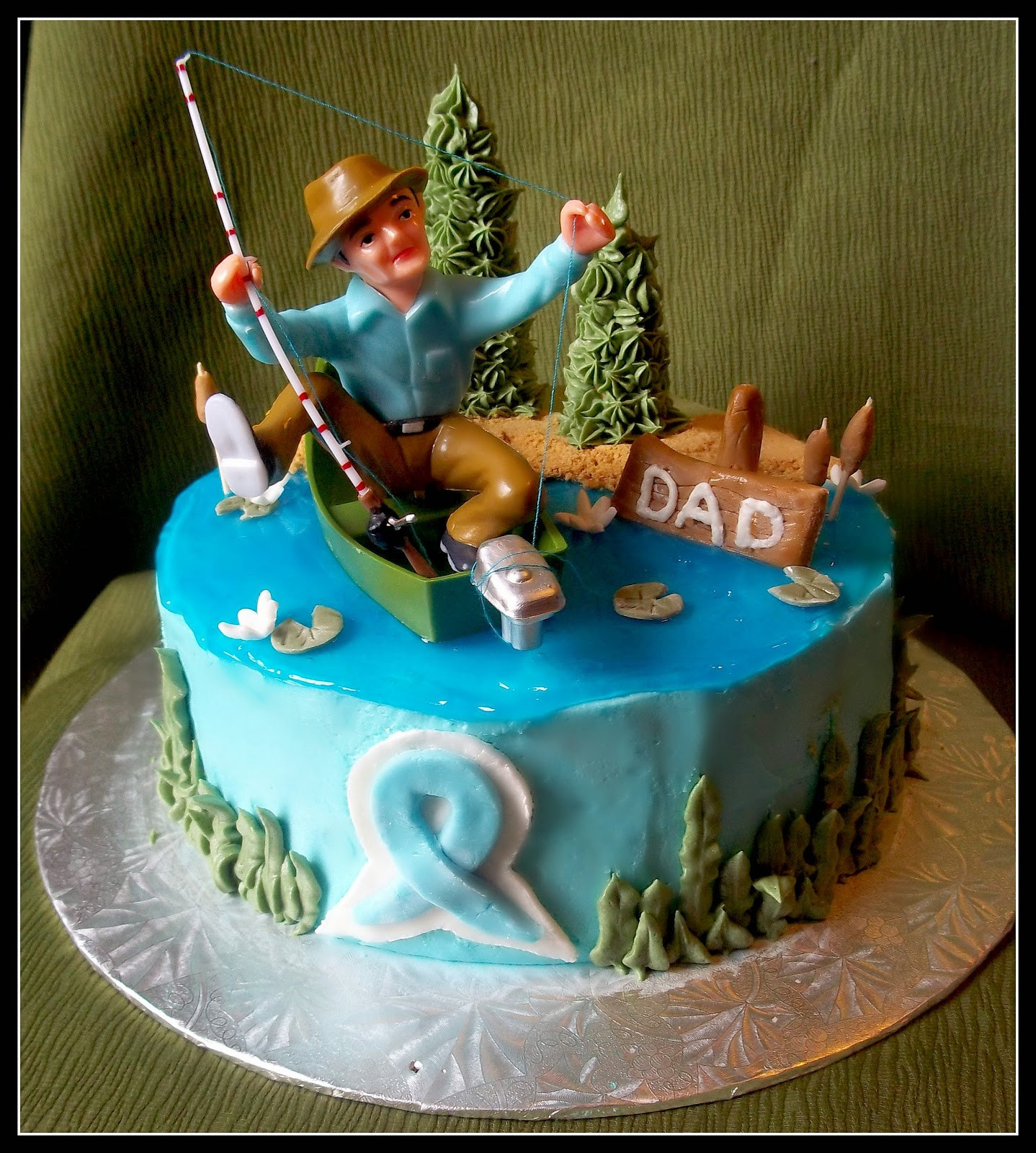 Fishing Birthday Cake Ideas
 Birthday Cake Fishing Cakes Men
