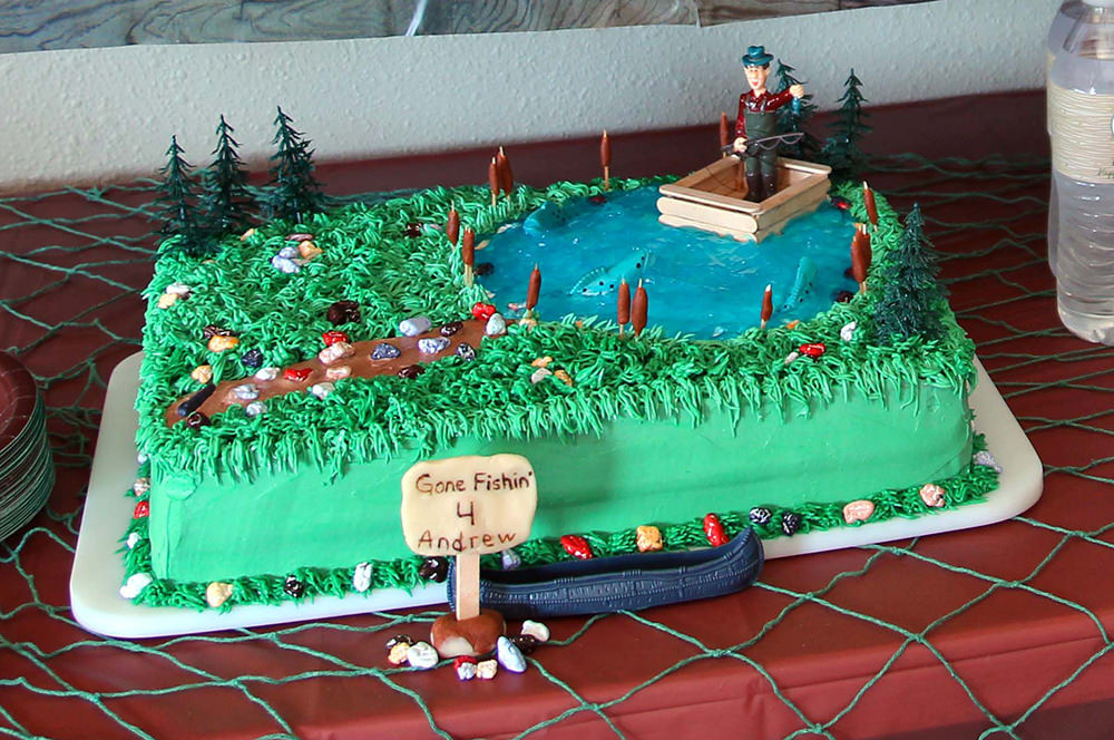 Fishing Birthday Cake Ideas
 Gone Fishin Andrew s 4th Fishing Birthday