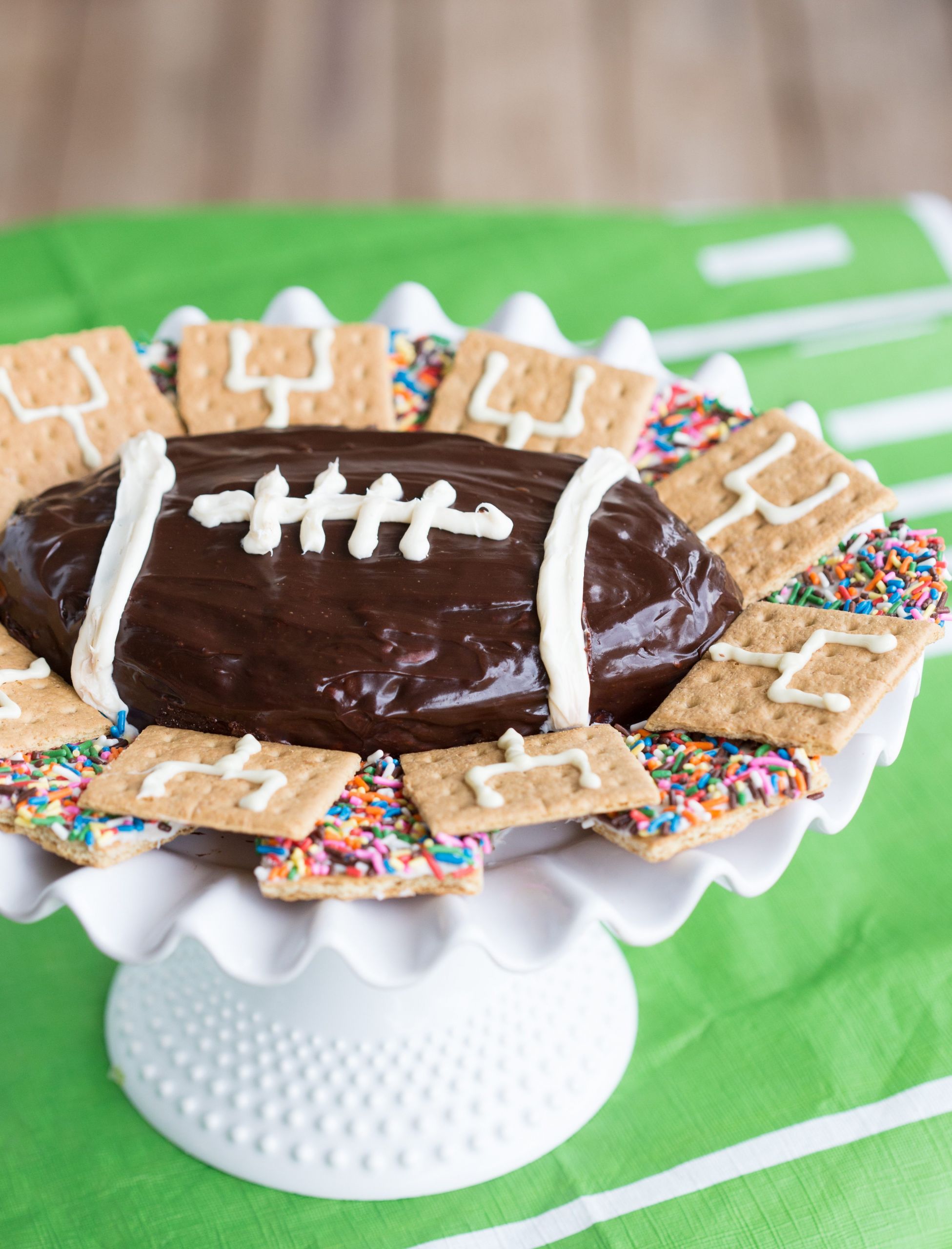Football Desserts Recipes Inspirational Football S Mores Snickers Brownie Batter Dip Chelsea S