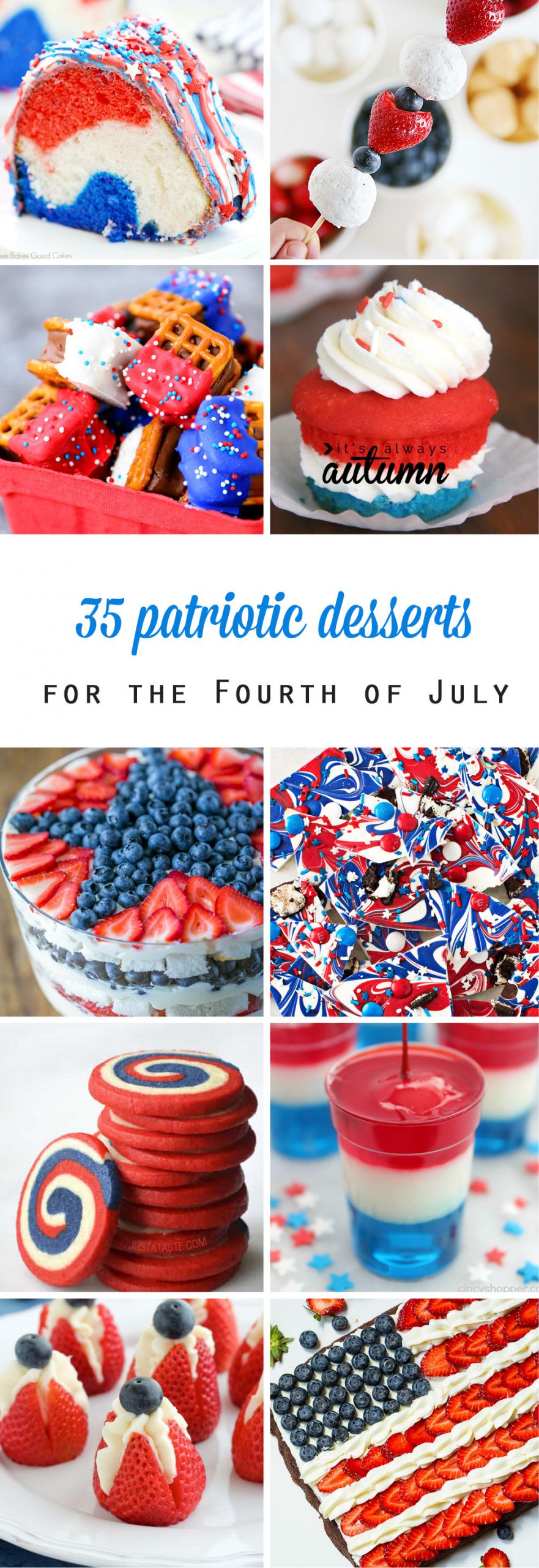 Fourth Of July Desserts Best Of 20 Red White and Blue Desserts for the Fourth Of July