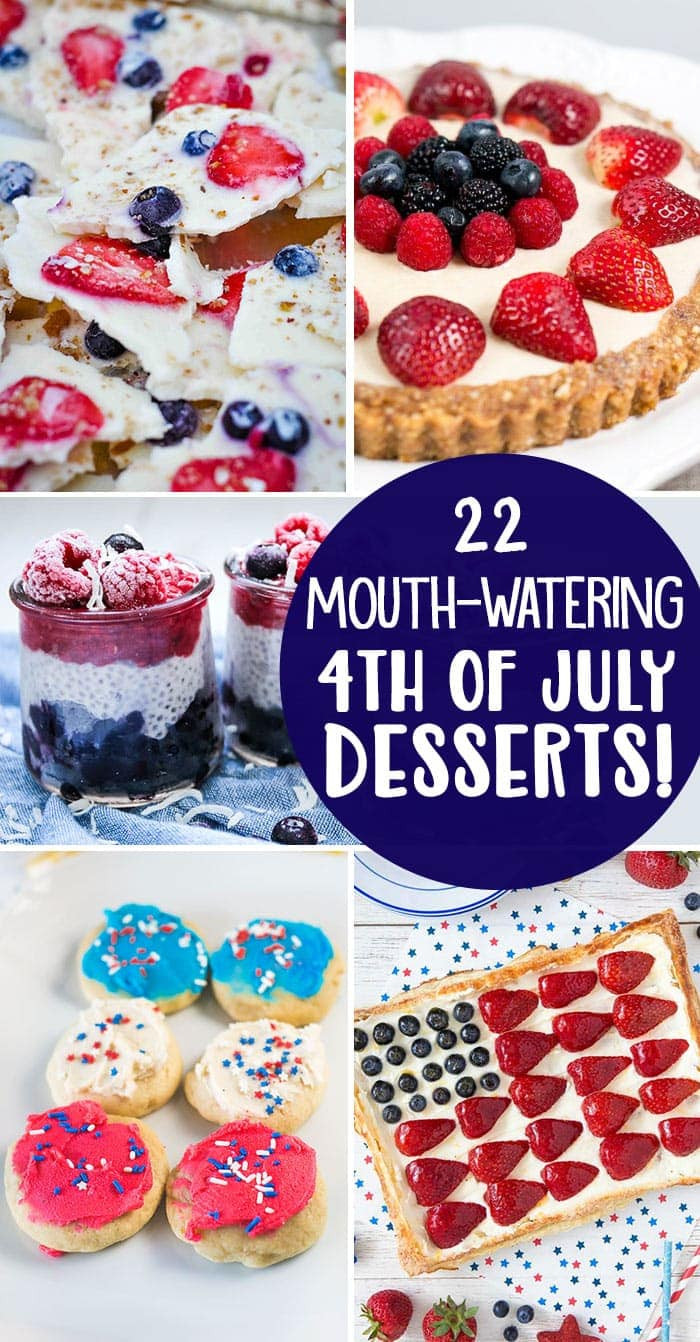 Fourth Of July Desserts
 22 Mouth Watering 4th of July Desserts Scattered