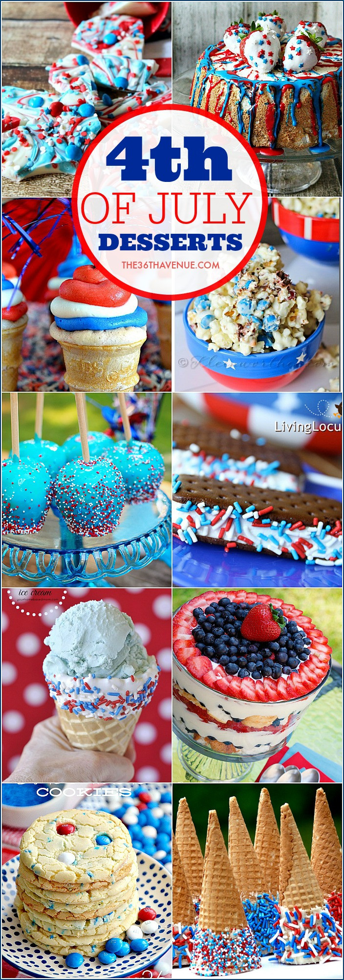 Fourth Of July Desserts
 Fourth of July Desserts Patriotic Recipes The 36th AVENUE