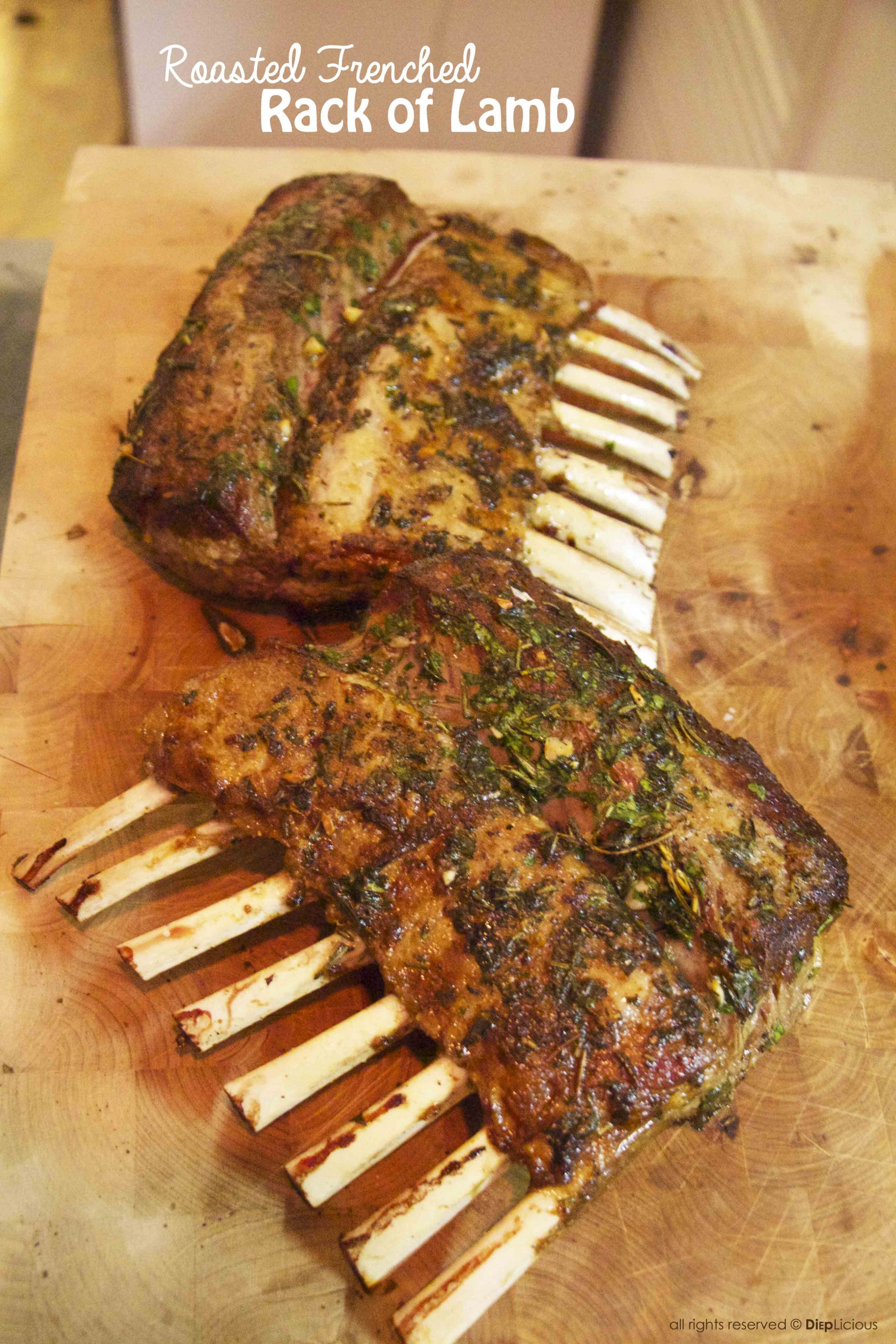 French Lamb Recipes
 DiepLiciousROASTED FRENCHED RACK OF LAMB DiepLicious