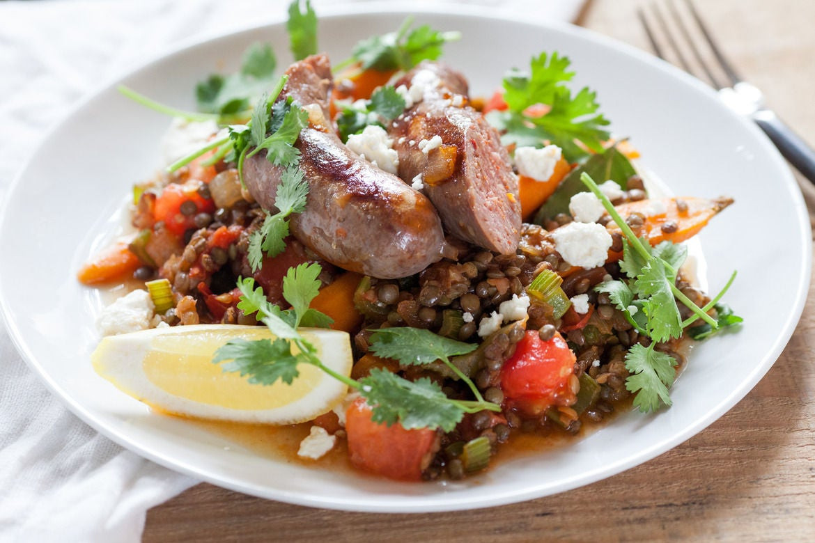 French Lamb Recipes
 Recipe French Lentils with Sautéed Summer Ve ables