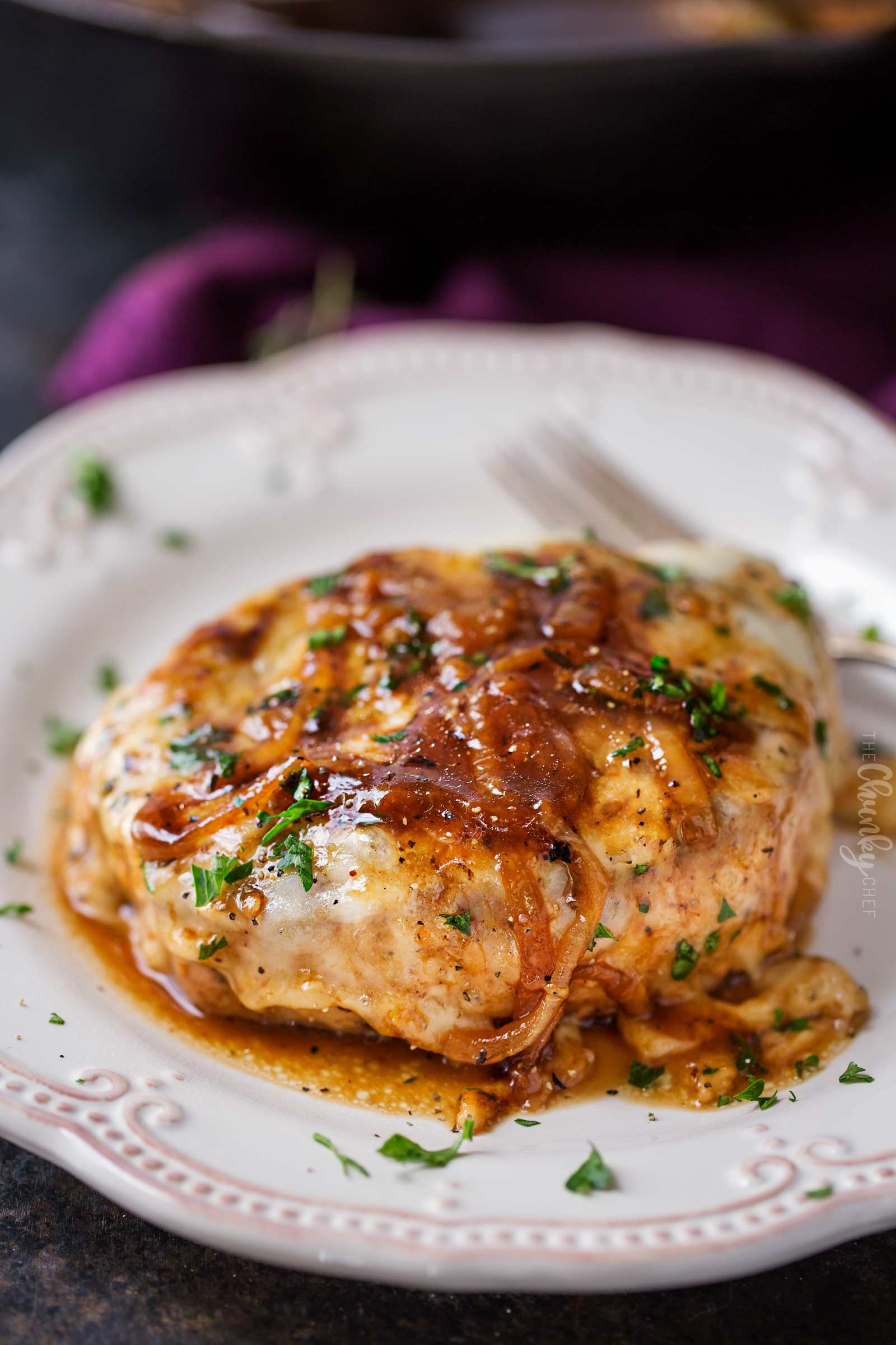 French Onion Pork Chops
 French ion Pork Chops easy one pan meal The Chunky Chef