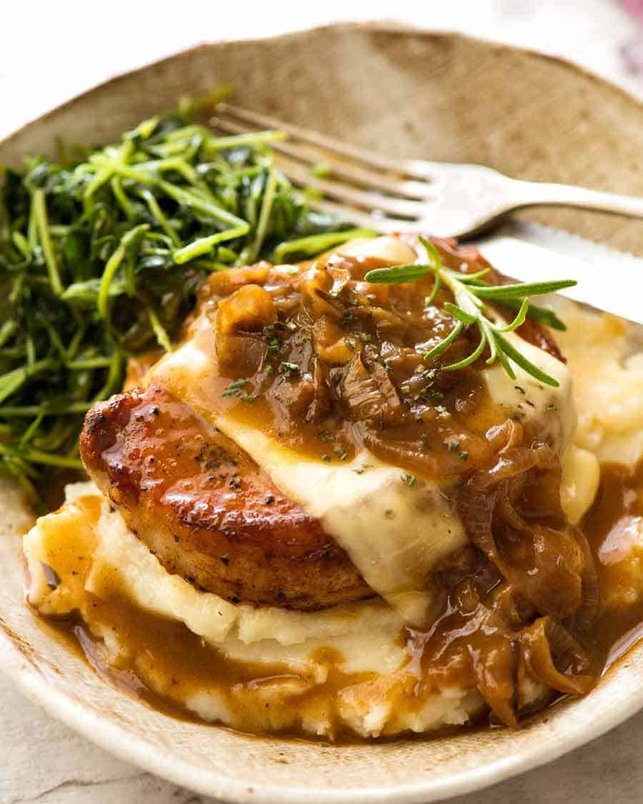 French Onion Pork Chops
 French ion Smothered Pork Chops