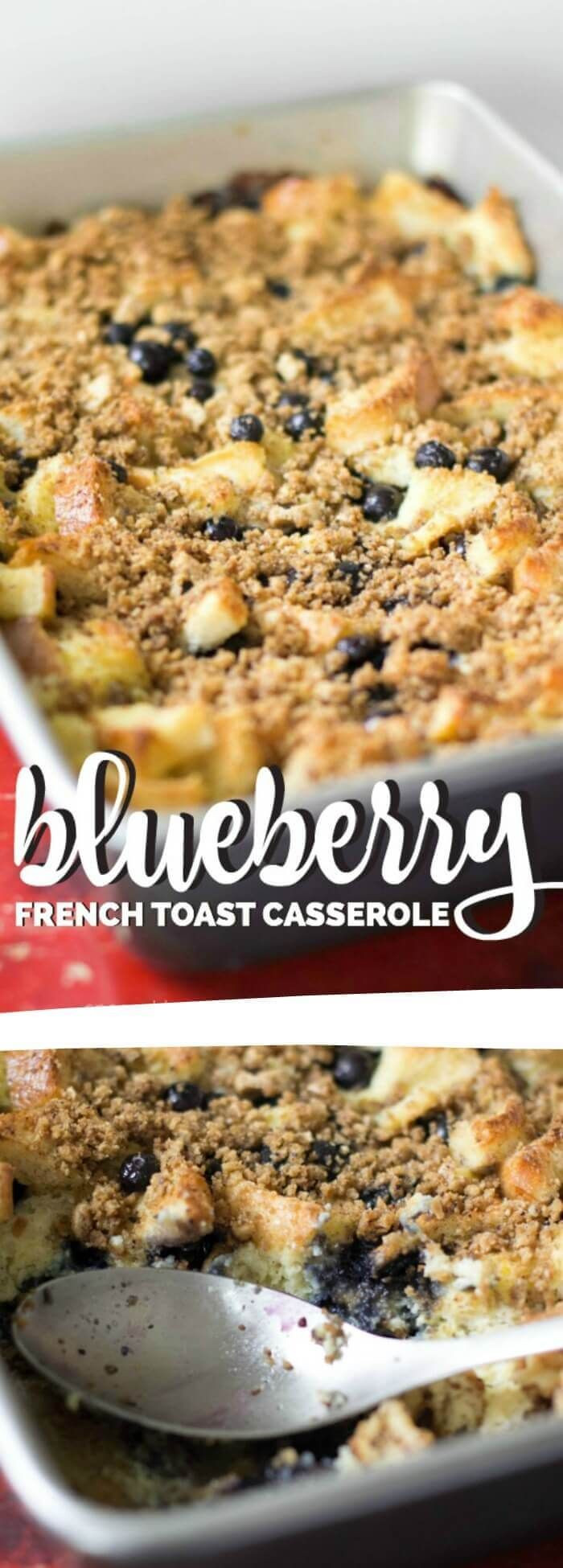 French Toast Casserole Tasty
 Blueberry French Toast Casserole