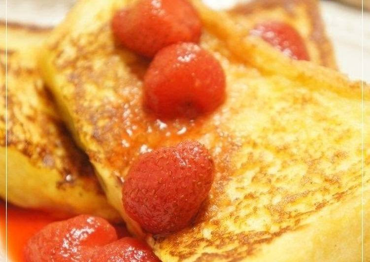 French Toast Egg To Milk Ratio
 Easy Fluffy French Toast A Golden Ratio Recipe Recipe