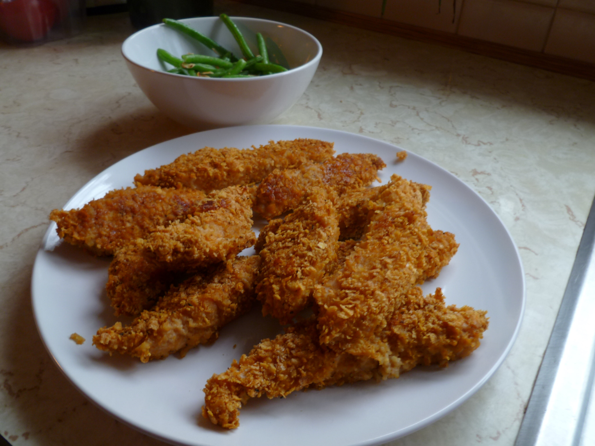 Fried Chicken Nuggets
 Oven Fried Herb Chicken Nug s Recipe — Dishmaps
