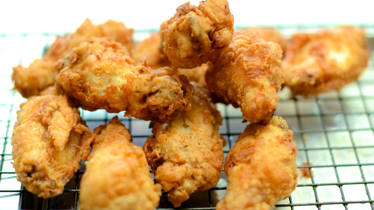 Fried Chicken Wing Recipes
 Double Fried Crispy Chicken Wings Recipe English