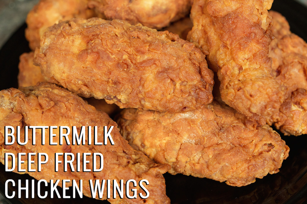 Fried Chicken Wing Recipes
 Buttermilk Deep Fried Chicken Wings Recipe