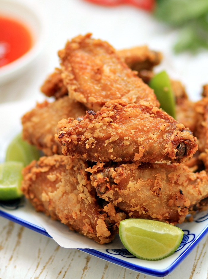 Fried Chicken Wing Recipes
 my bare cupboard Thai style chicken wings