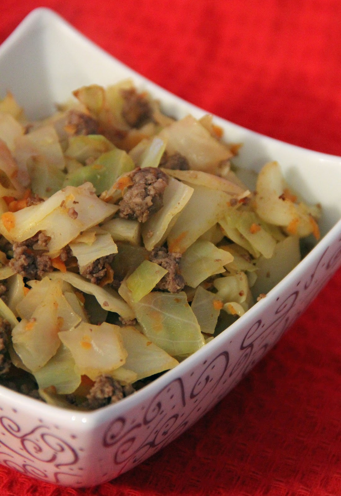 Fried Ground Beef
 Jo and Sue Fried Cabbage and Ground Beef
