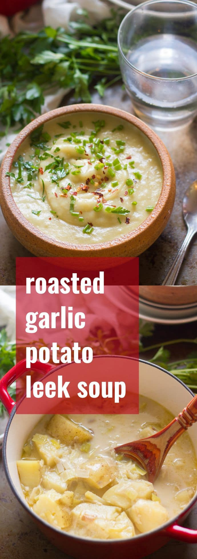 Garlic Potato Soup
 Roasted Garlic Vegan Potato Leek Soup Connoisseurus Veg