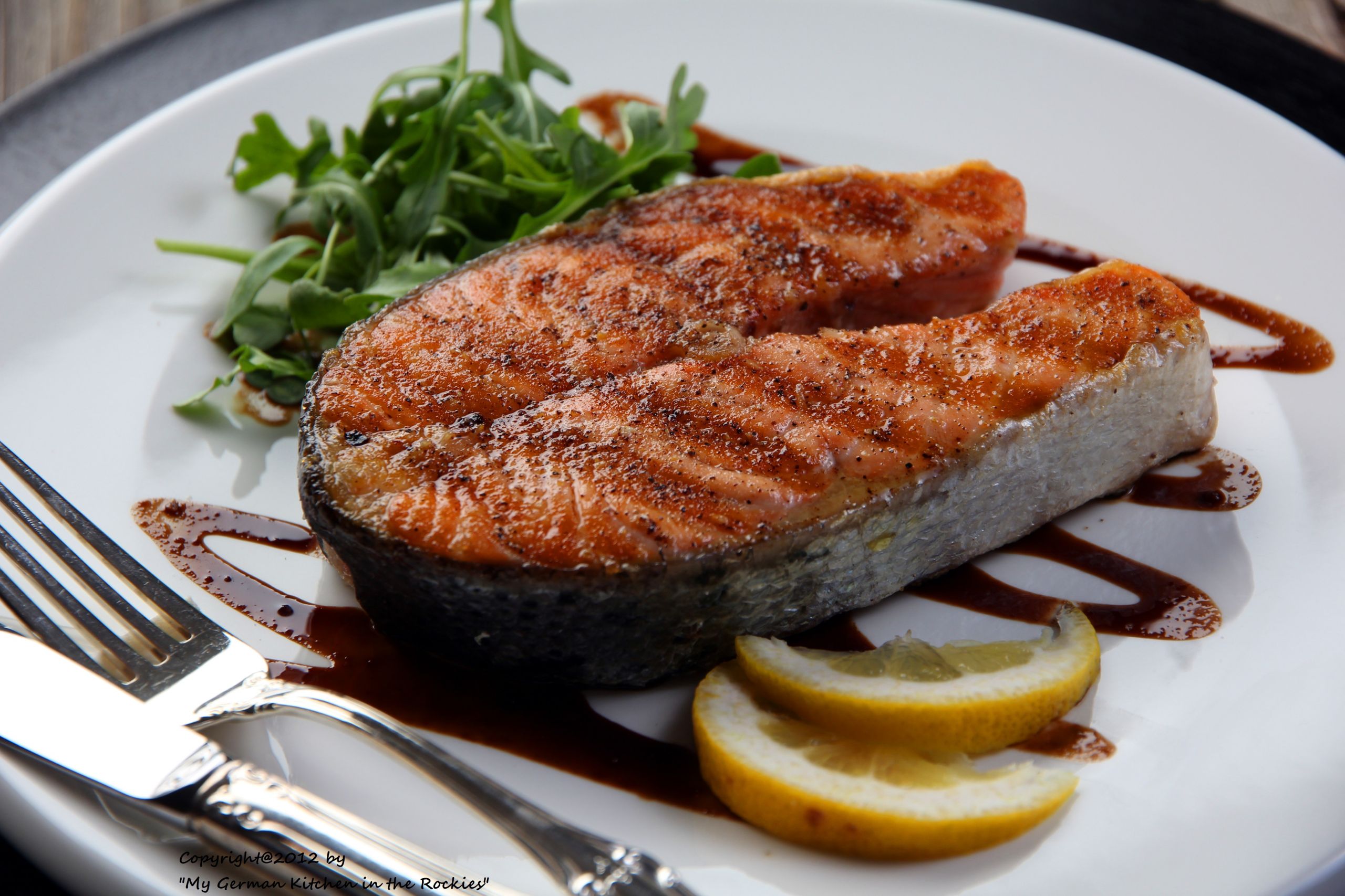 German Fish Recipes
 Salmon balsamic Glaze balsamic vinegar sustainable fish