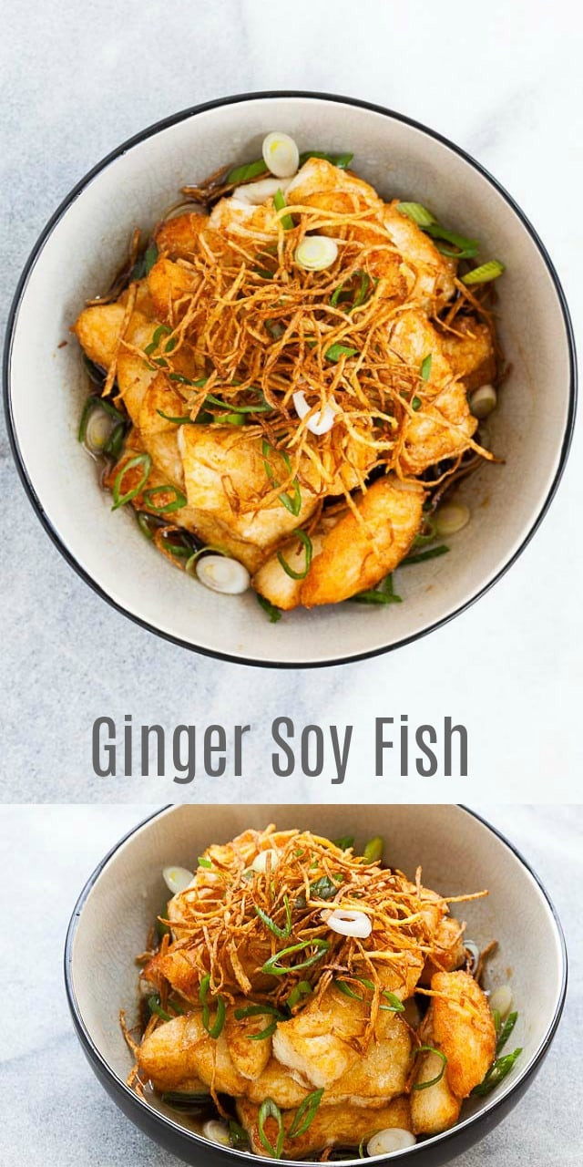 Ginger Fish Recipes
 Ginger Soy Fish Easy Halibut Recipes Rasa Malaysia