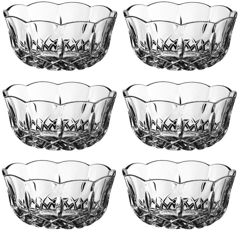 Glass Dessert Bowls
 RCR OPERA CRYSTAL GLASS DESSERT BOWLS BOX OF 6 NEW