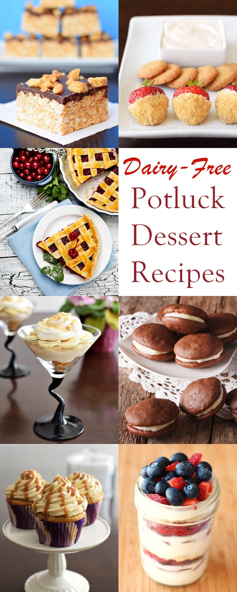 Gluten And Dairy Free Dessert Recipes
 22 Dairy Free Potluck Dessert Recipes Everyone Will Love