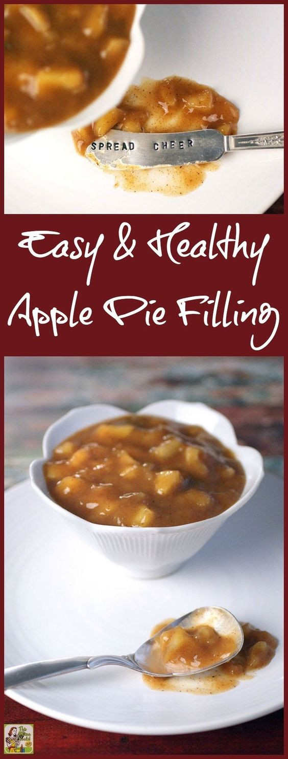 Gluten Free Apple Pie Filling
 Easy & Healthy Apple Pie Filling Recipe