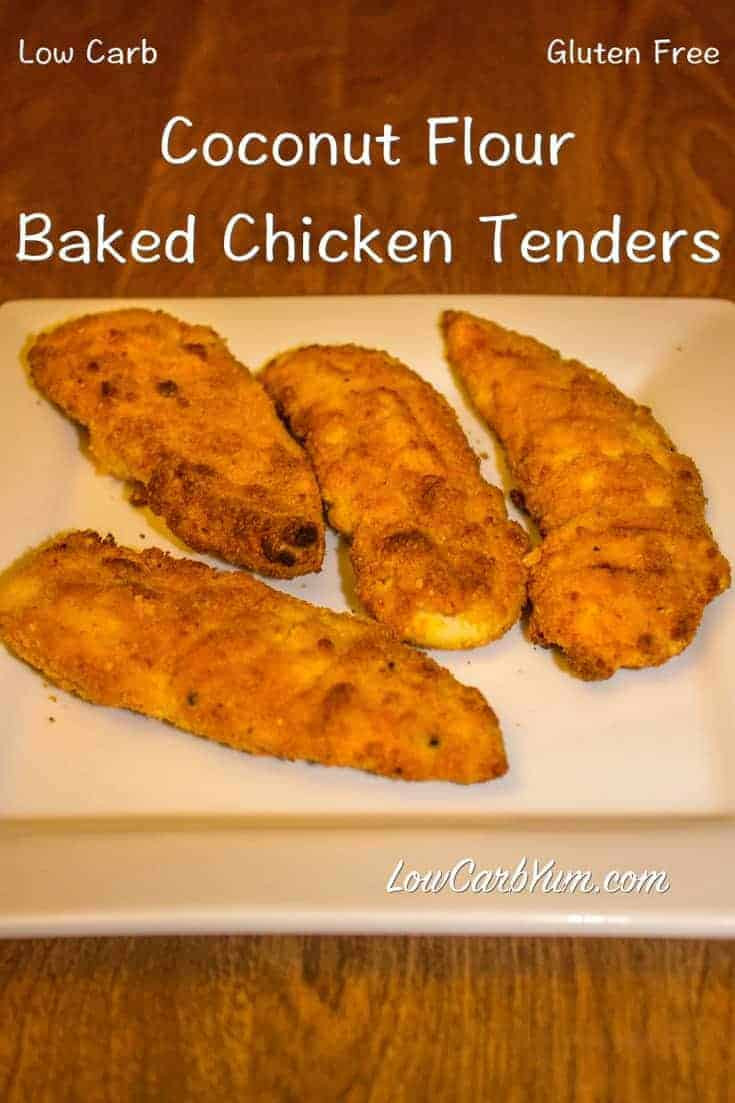 Gluten Free Baked Chicken Tenders
 low carb coconut flour chicken tenders recipe