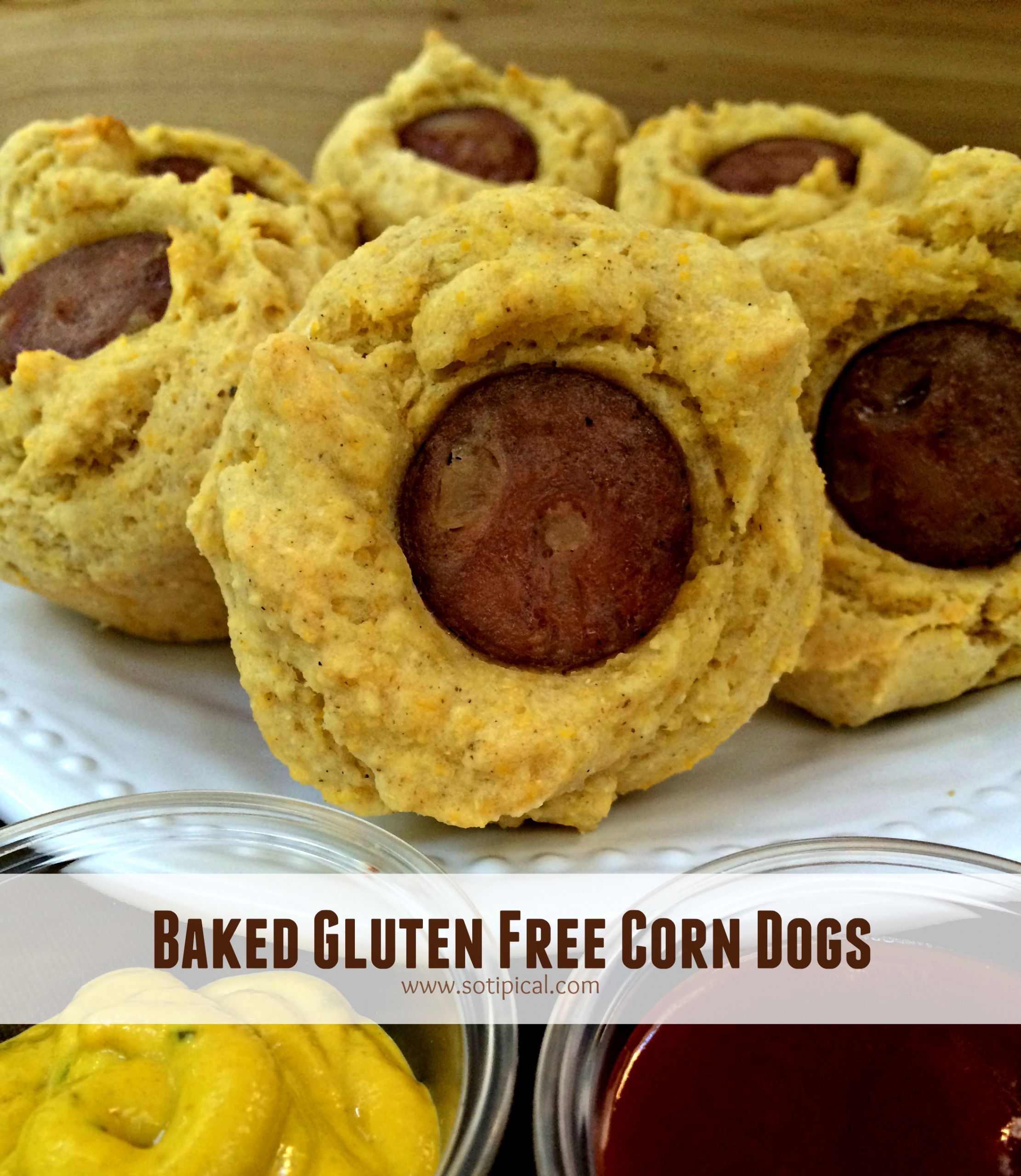 Gluten Free Corn Dogs
 Baked Gluten Free Corn Dogs