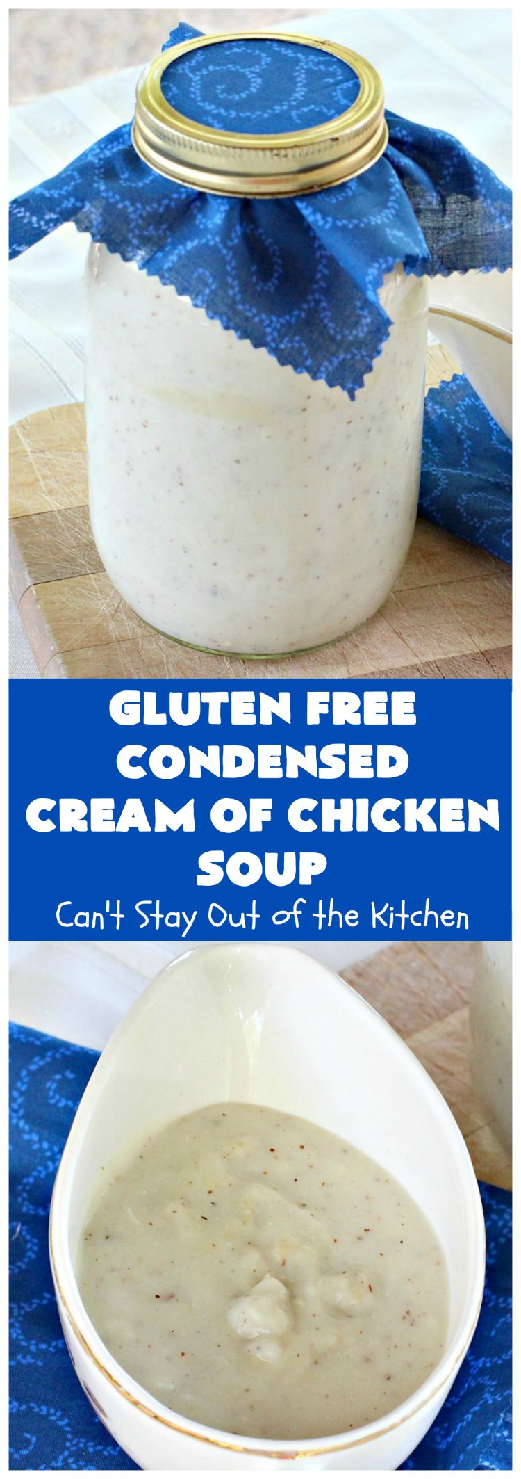 Gluten Free Cream Of Chicken Soup
 Gluten Free Condensed Cream of Chicken Soup – Can t Stay