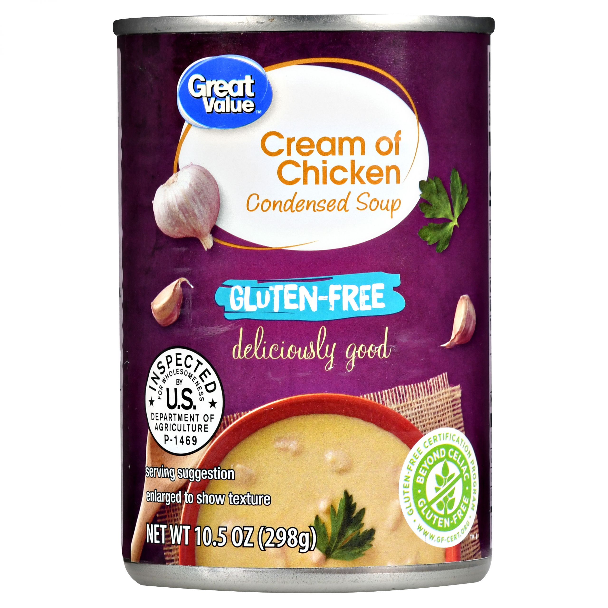 Gluten Free Cream Of Chicken Soup
 Great Value Gluten Free Cream of Chicken Condensed Soup