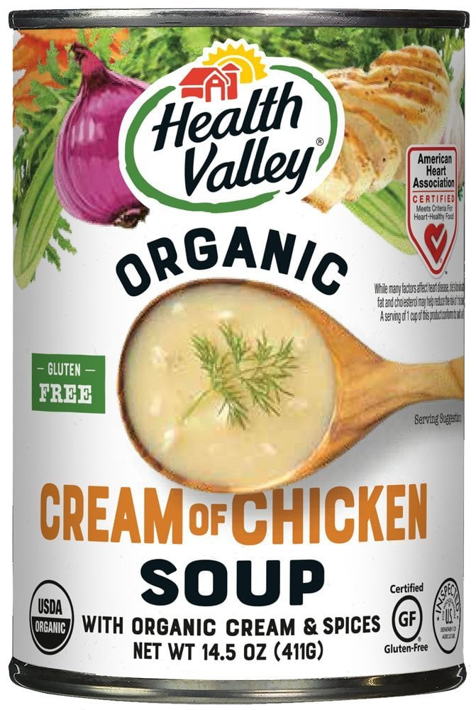 Gluten Free Cream Of Chicken Soup
 Health Valley Organic Soup Cream of Chicken