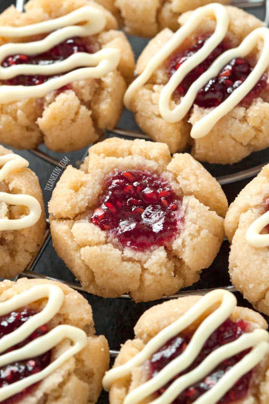 Gluten Free Dairy Free Christmas Cookies
 Soft and Chewy Raspberry Thumbprint Cookies gluten free