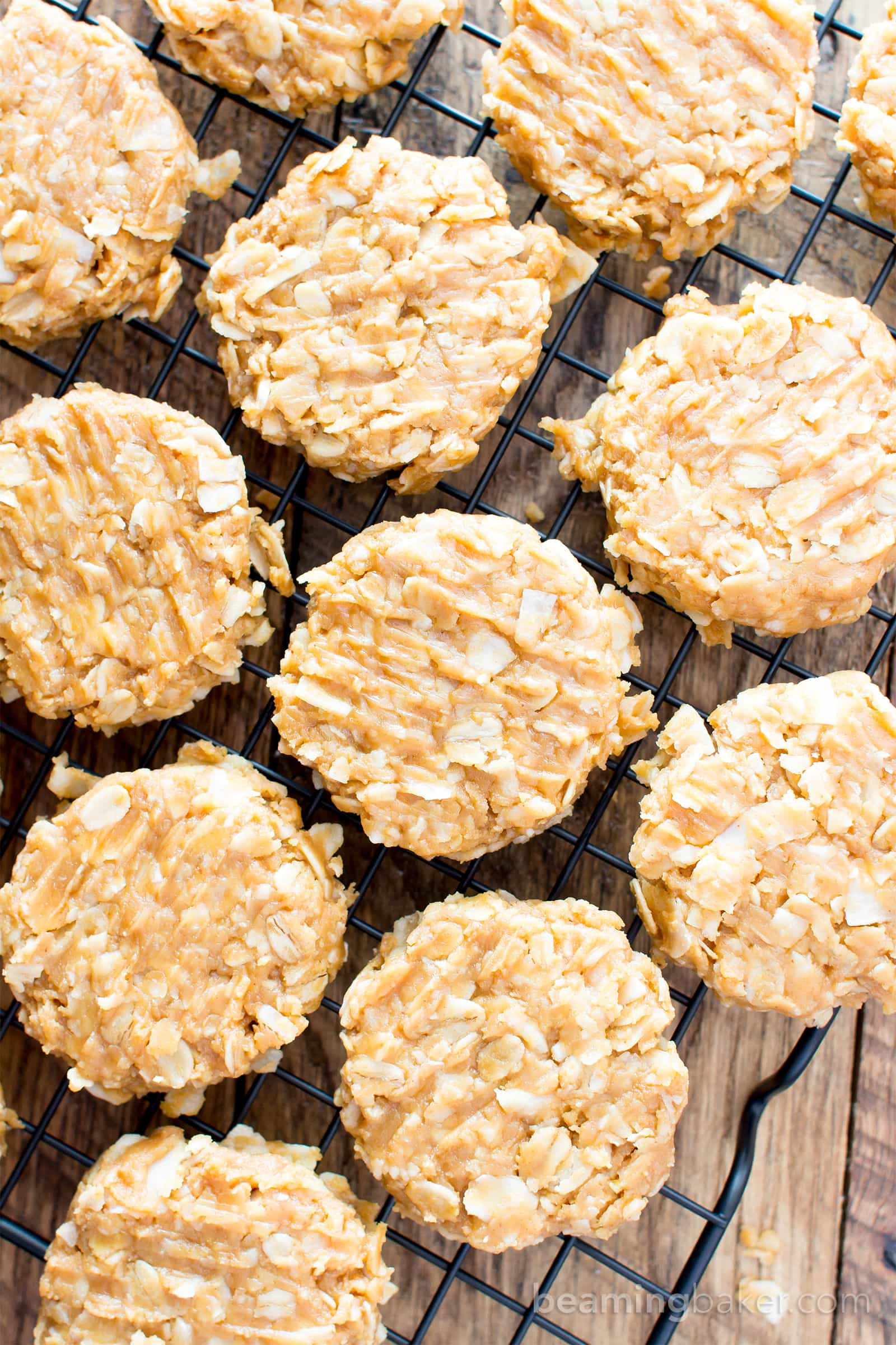 Gluten Free Dairy Free No Bake Cookies
 4 Ingre nt No Bake Peanut Butter Coconut Oatmeal Cookies