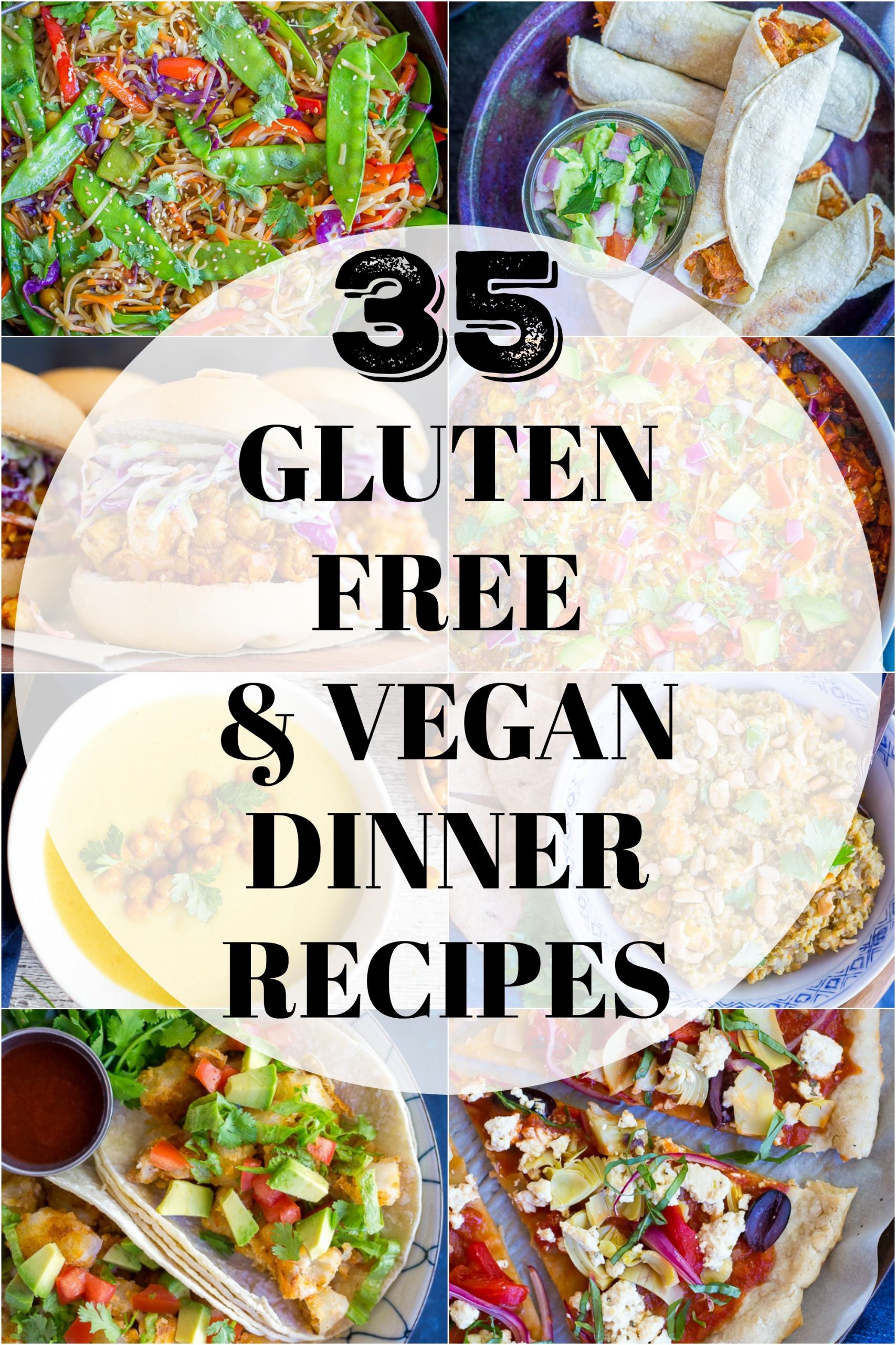 Gluten Free Dairy Free Vegetarian Recipes New 35 Vegan &amp; Gluten Free Dinner Recipes She Likes Food